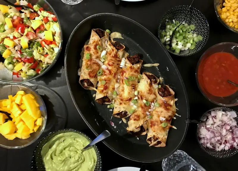 Vegetar enchiladas