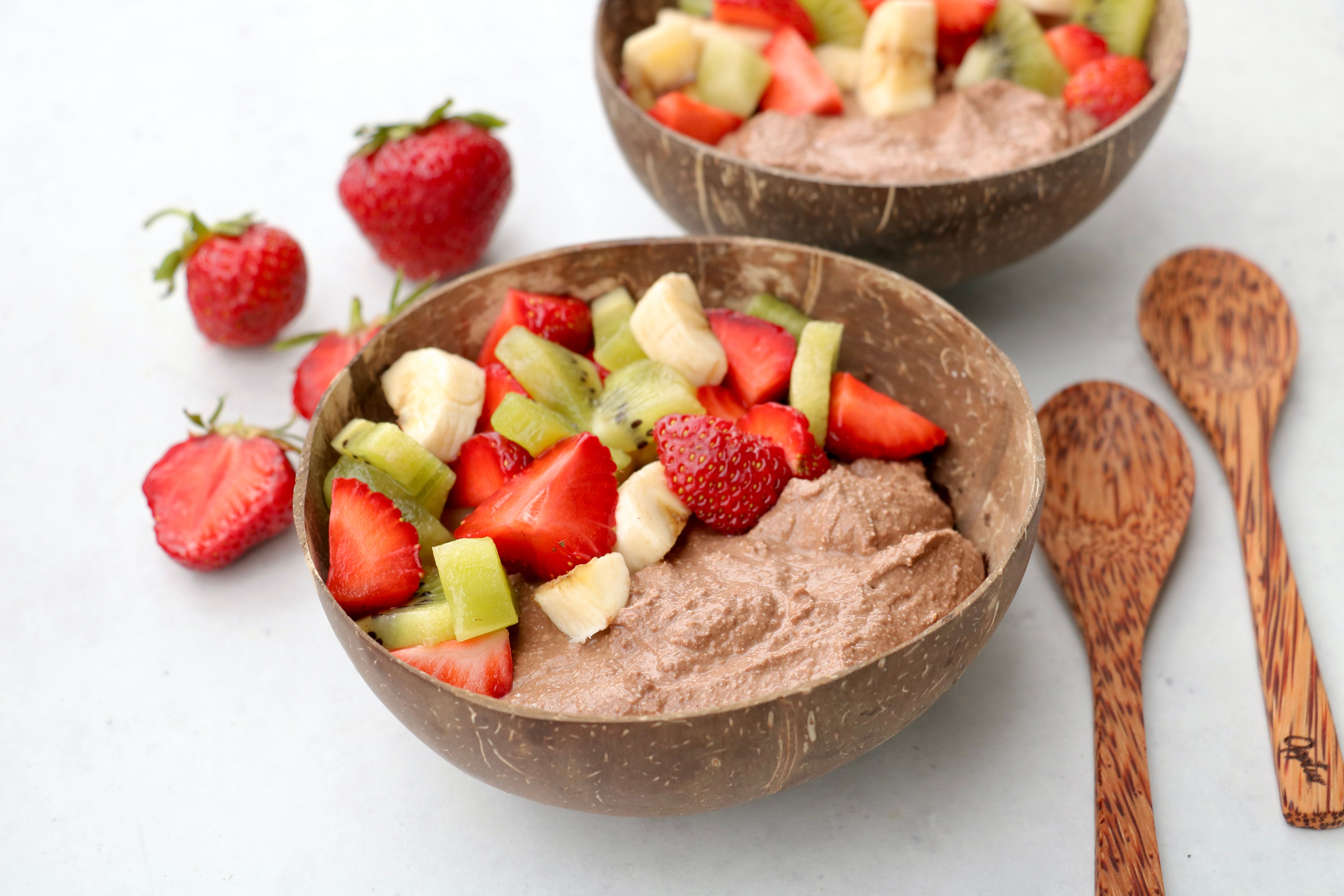 Fyldig, sunn og digg sjokoladekrem på 2 minutt!