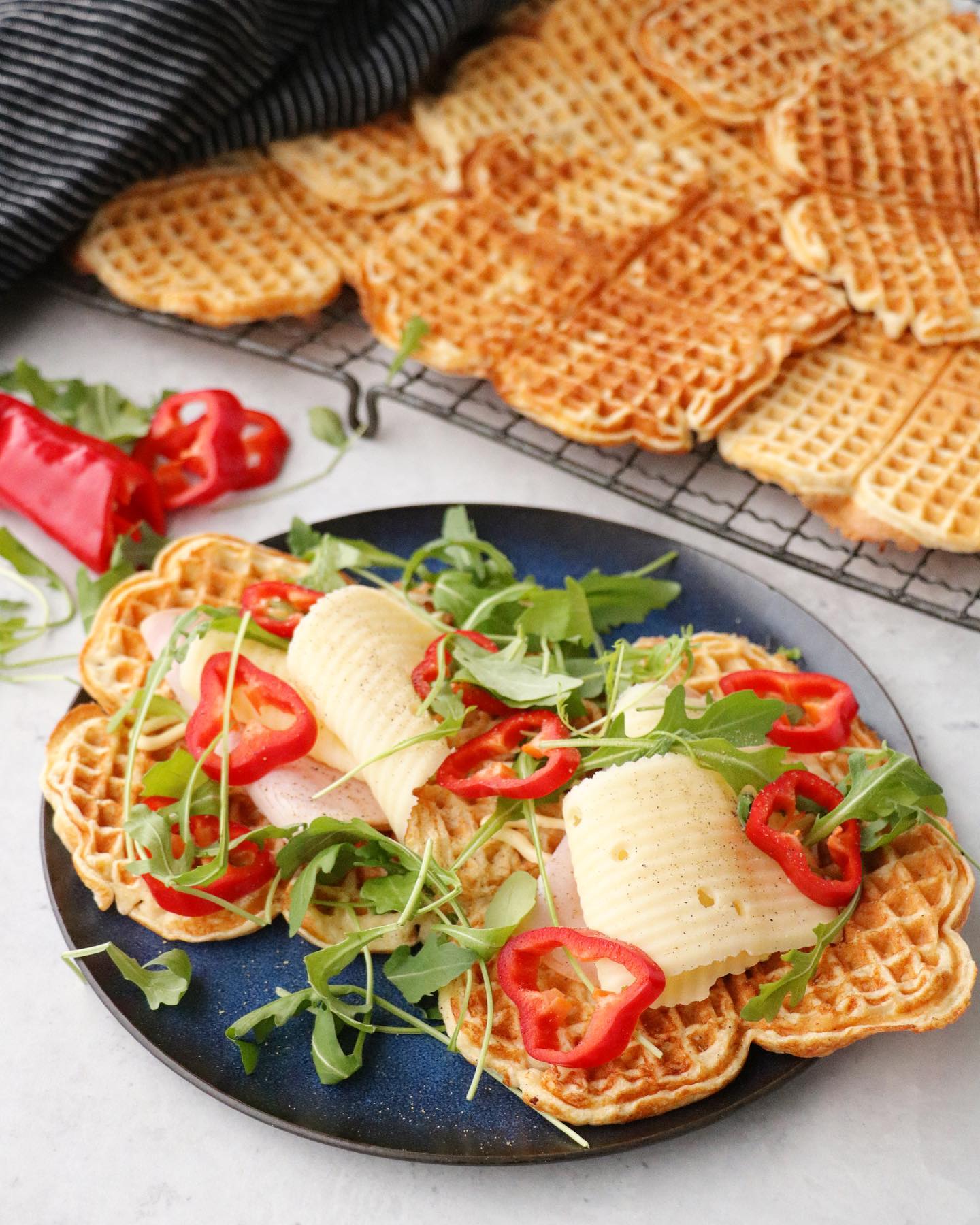 Saftige, nøytrale havrevafler