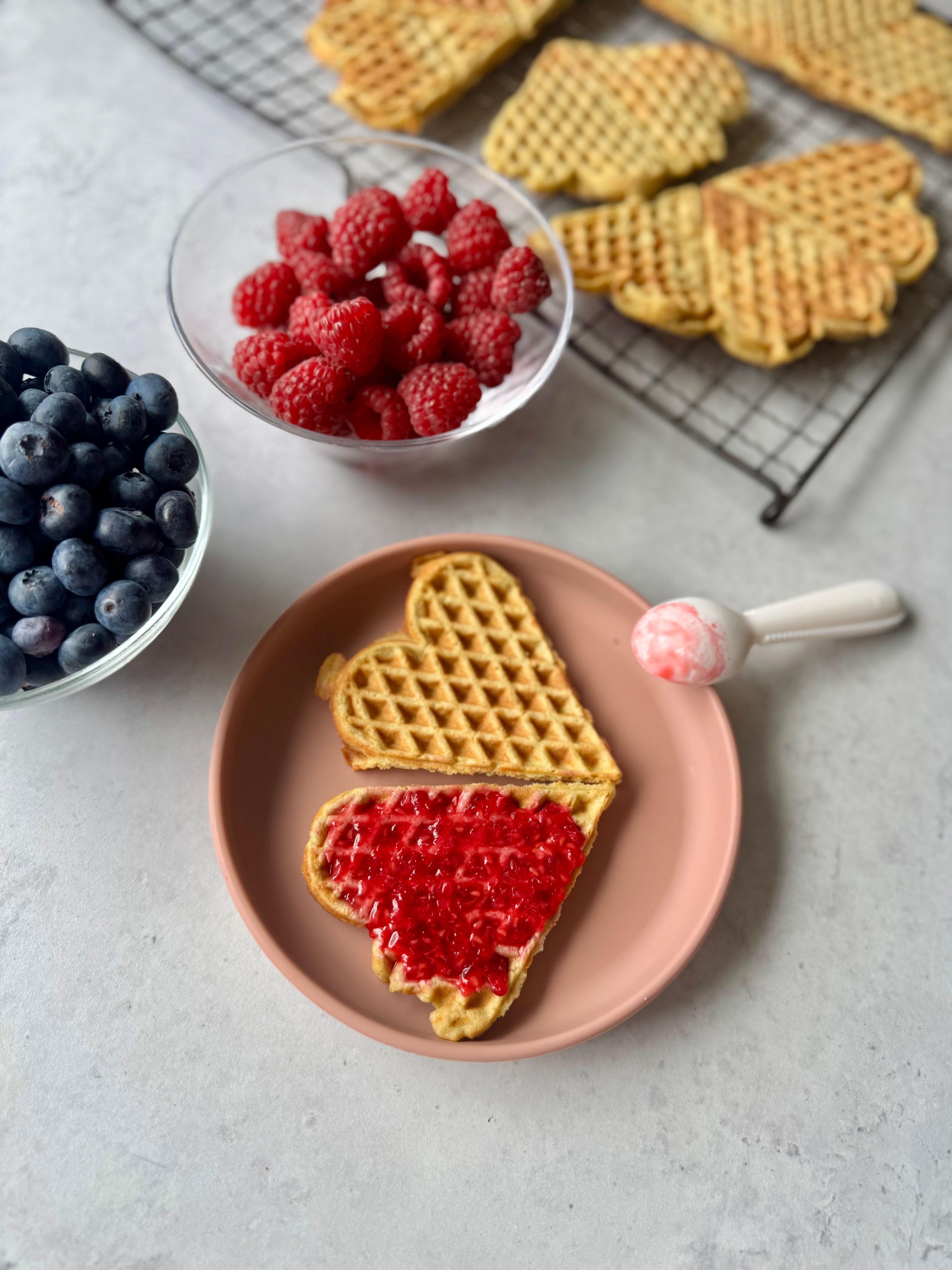 Baby- og barnevennlige vafler proppfulle av næring!