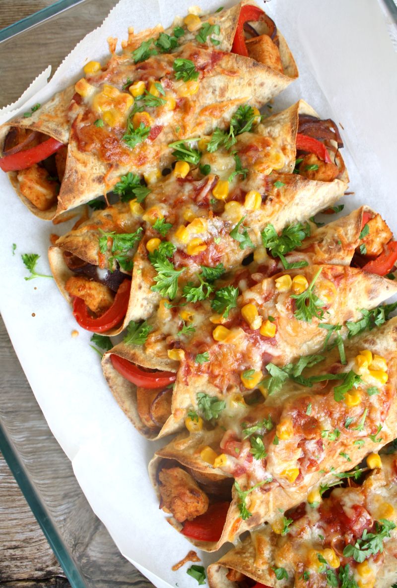Spicy enchiladas