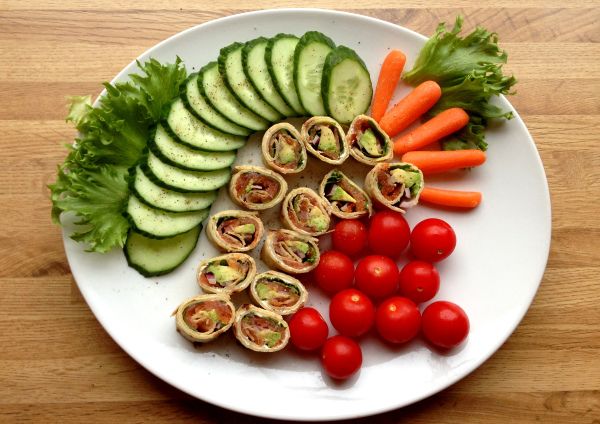 Speltlompewraps med røykelaks&avokado