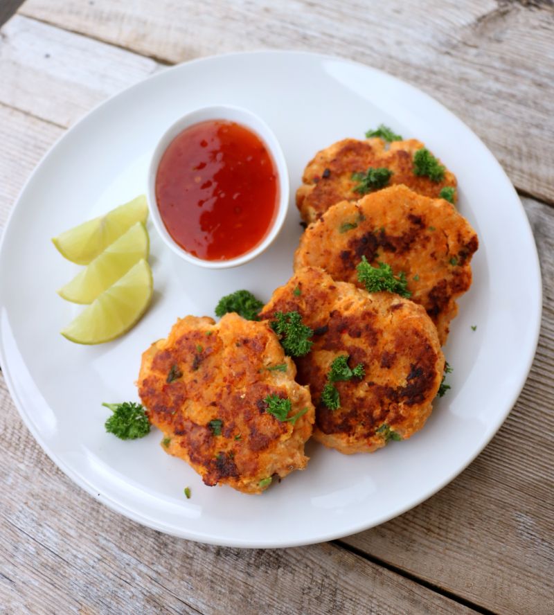 Smakfulle thaifiskekaker