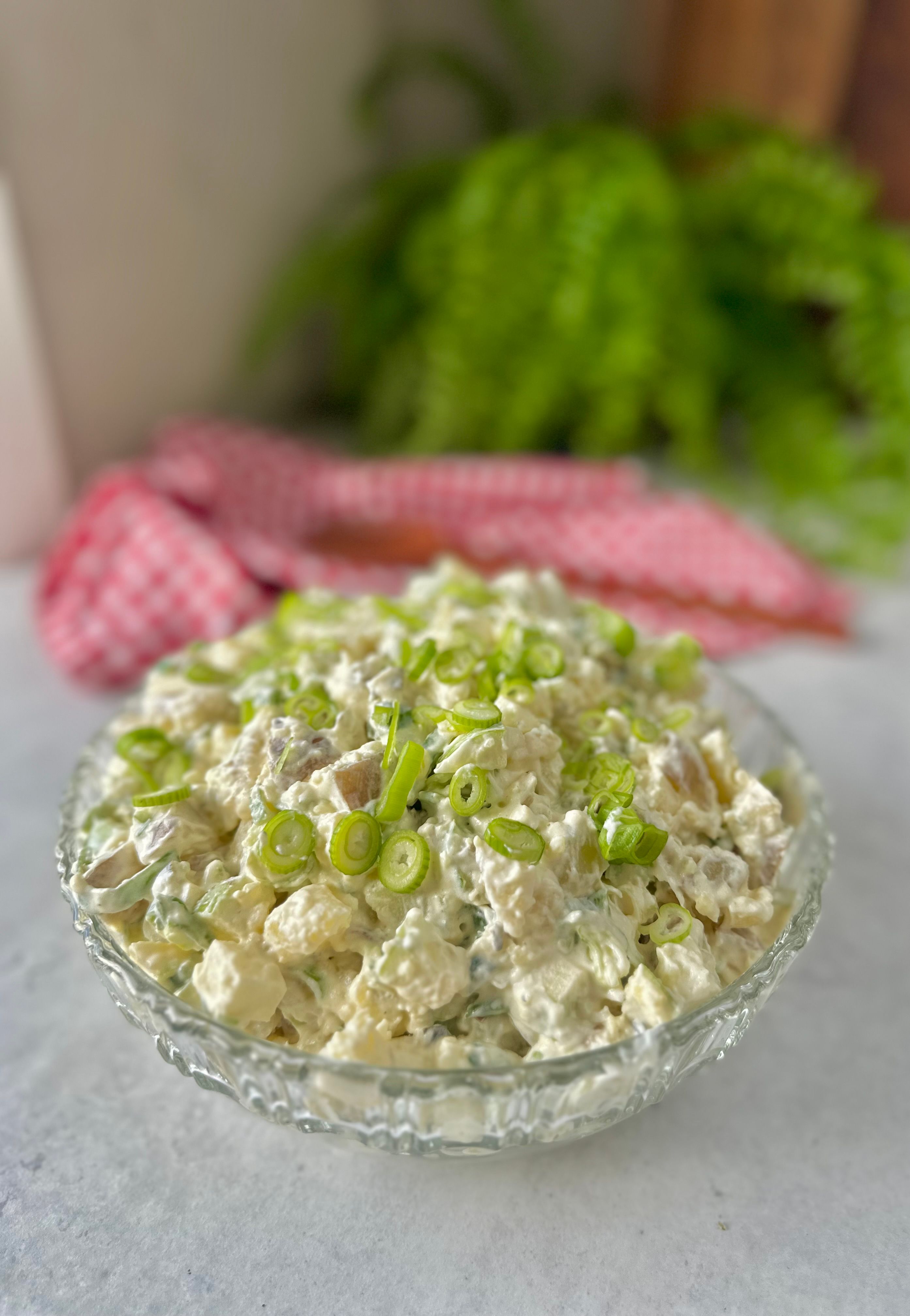 Heimelaga, kjemepgod "klassisk" potetsalat!