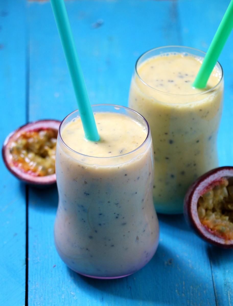 Smoothie med mango & pasjonsfrukt