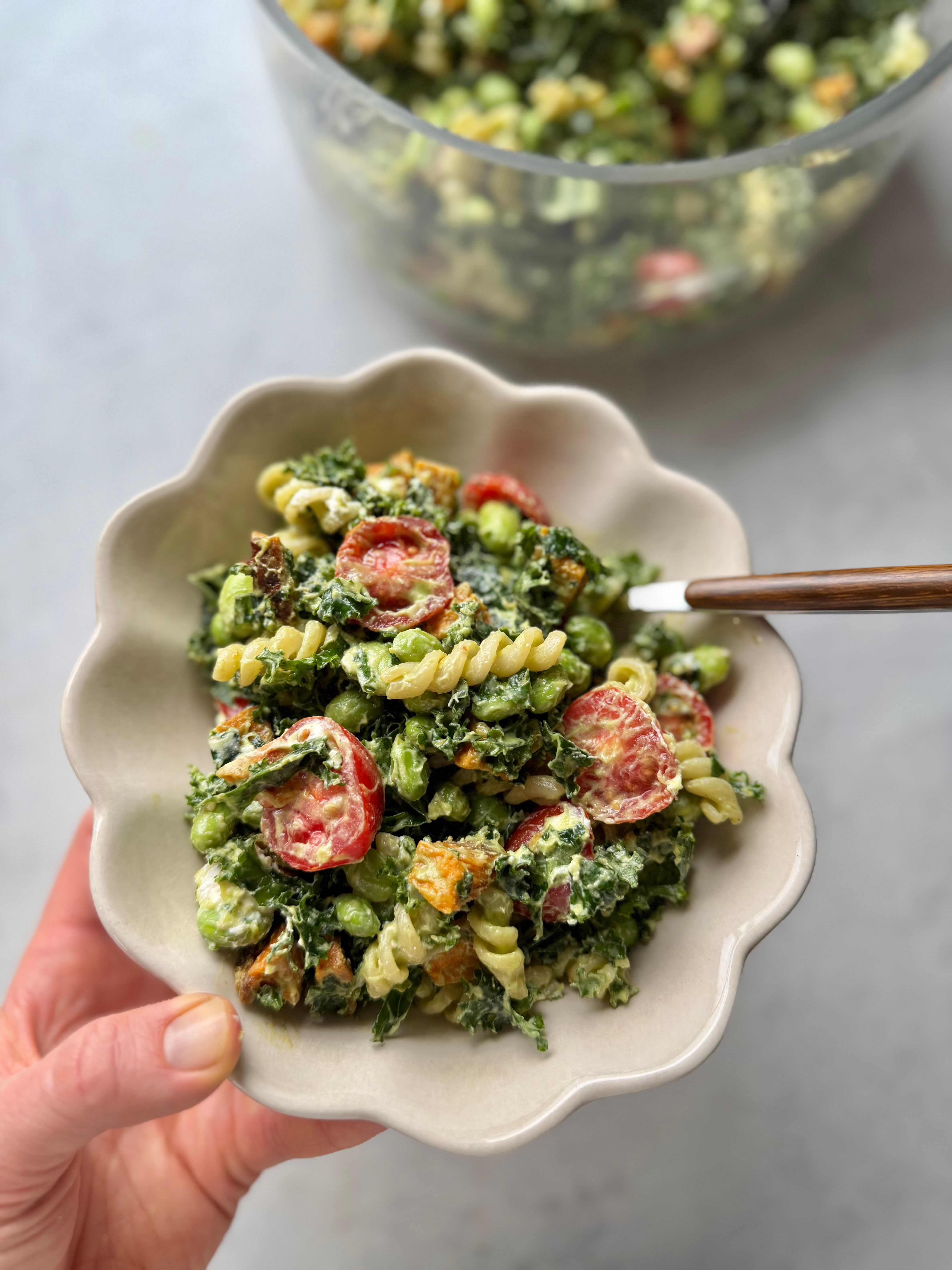 Avokadokrema supersalat