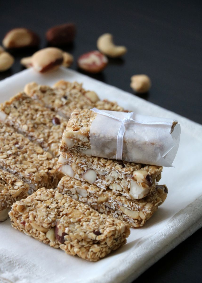 Muslibar med nøtter