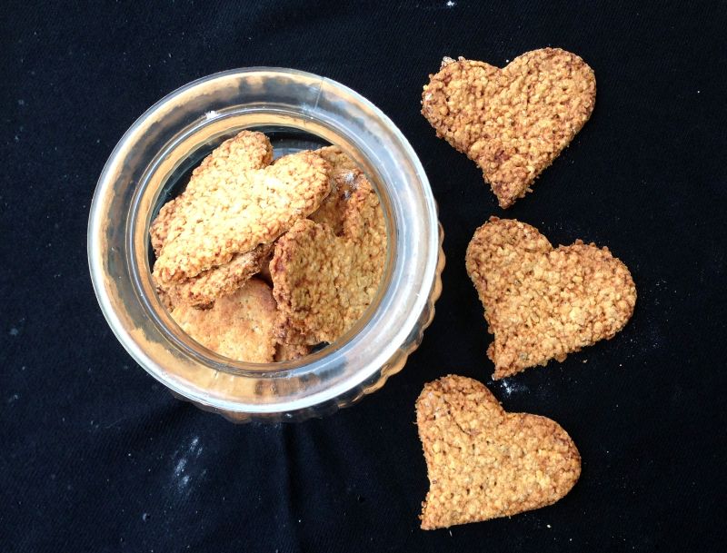 Sukkerfri, sprø havrekjeks