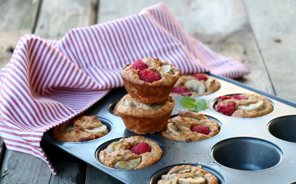 Grove, enkle frukostmuffins