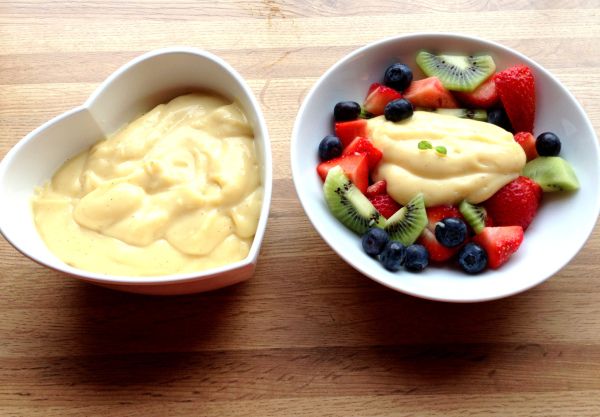 Oppskrift; sukkerfri vaniljekrem/vaniljesaus + en takk!