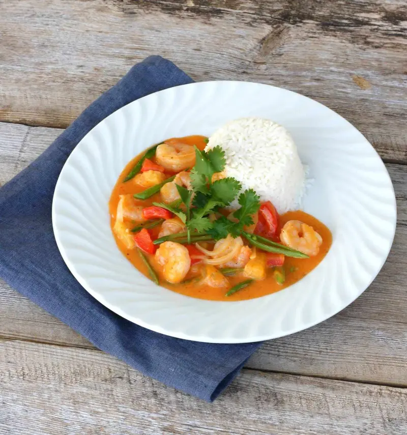Red curry scampigryte
