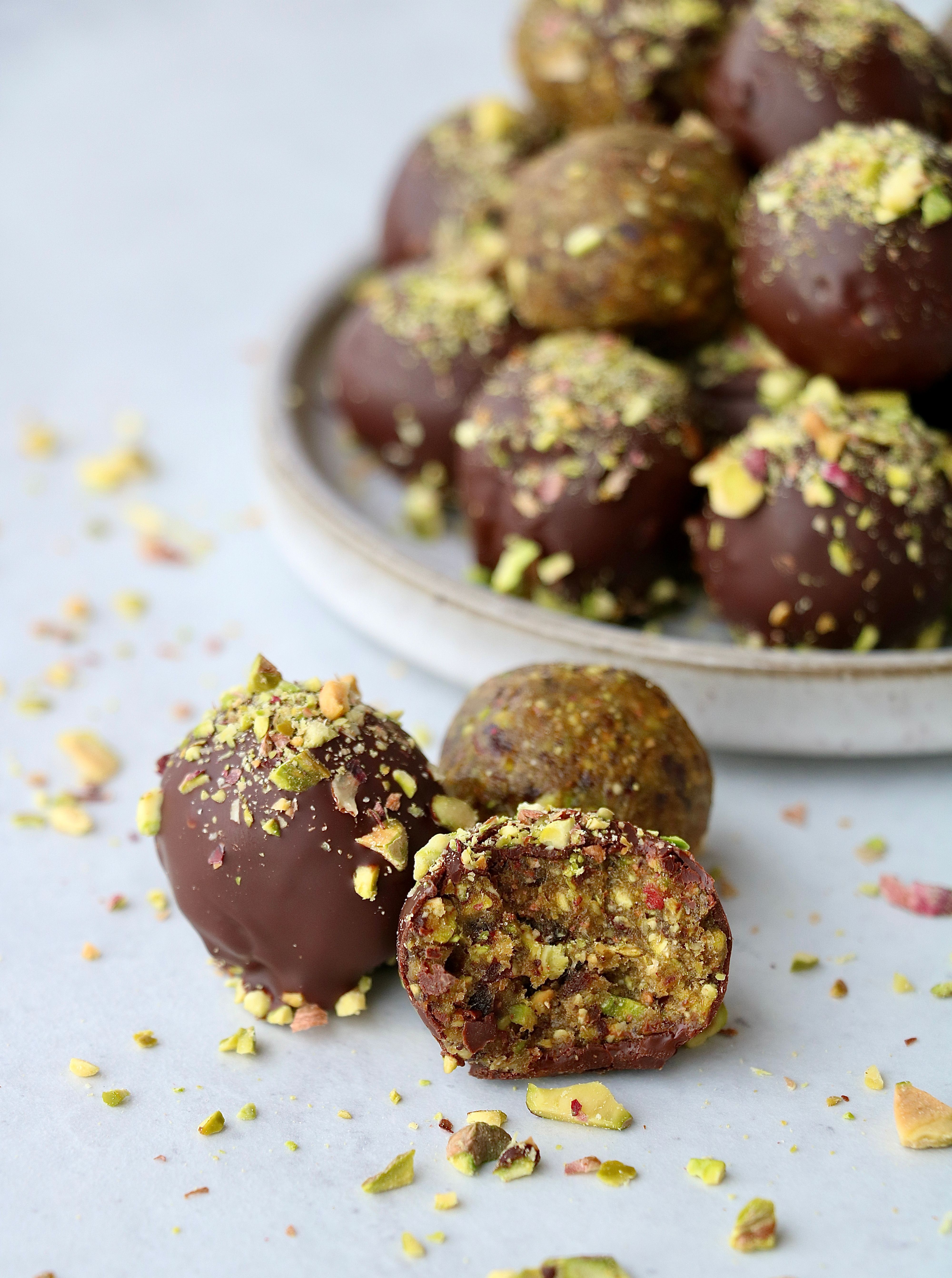 Søte, seige og nydelige pistasjekuler!