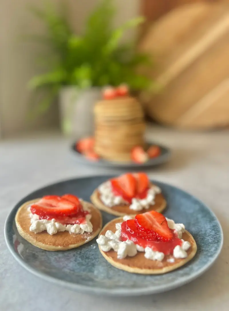 Proteinrike og grove cottage cheese lapper