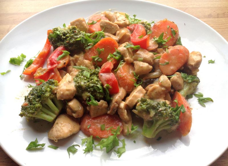 Kokoskrema kyllingwok, woktips & kommende fristelser