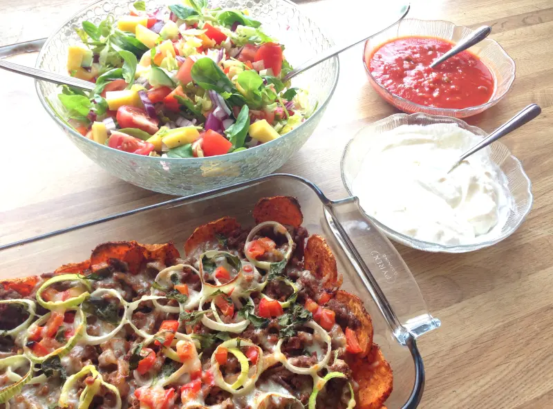 Søtpotet nachos – sunt&smakfullt!