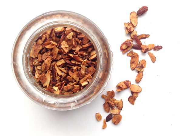 Nydelige, brente mandler – perfekt sunn snacks!