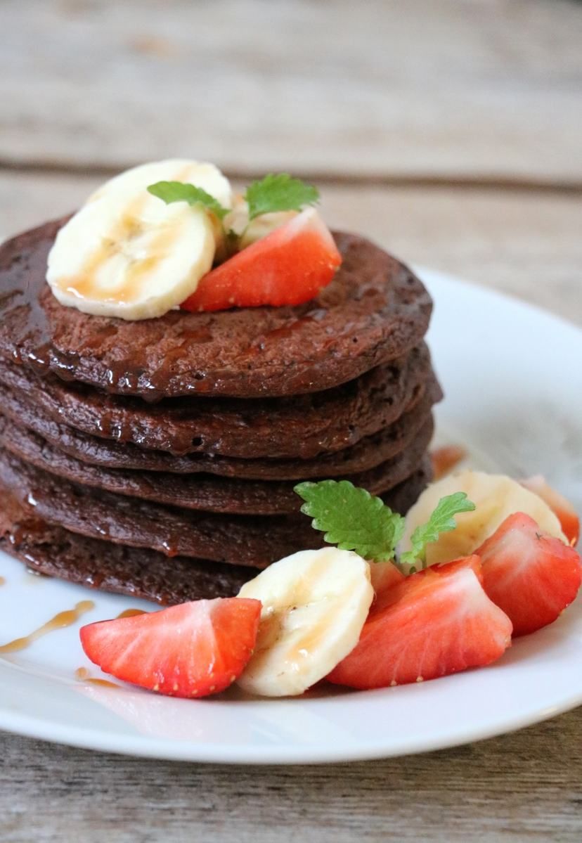 Saftige sjokolade pannekaker