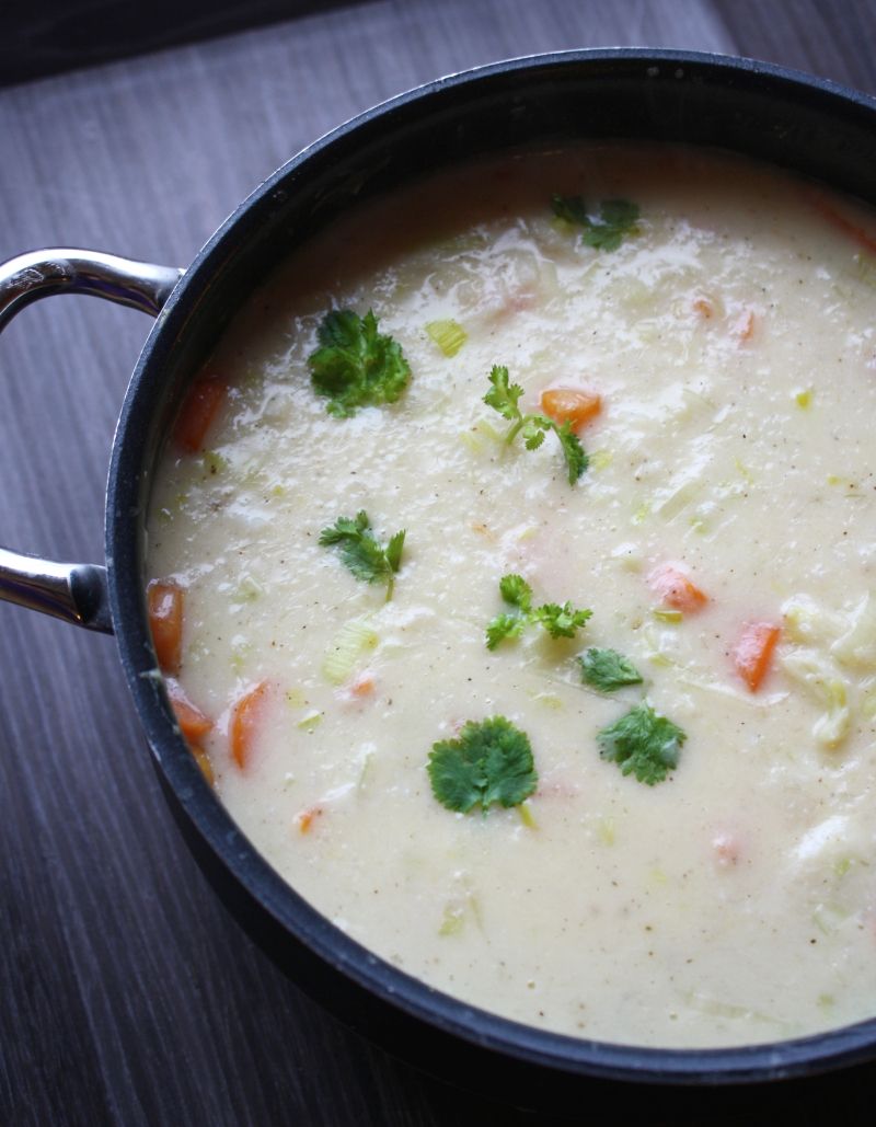 Fiskegryte med torsk & bacon