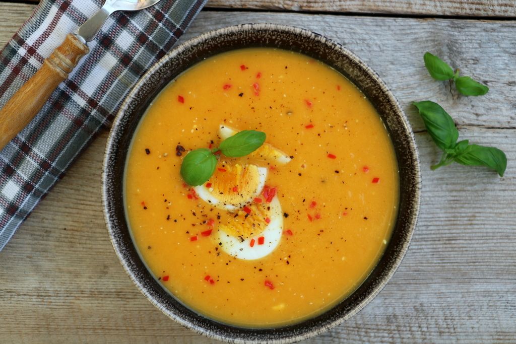 Søtpotetsuppe med kokosmelk