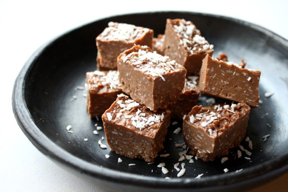 Enkel bounty fudge uten sukker