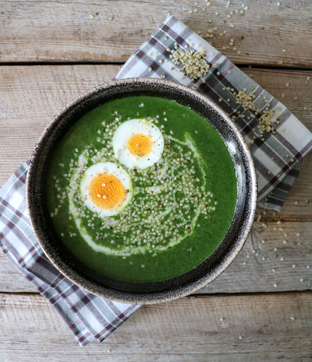 Spinatsuppe
