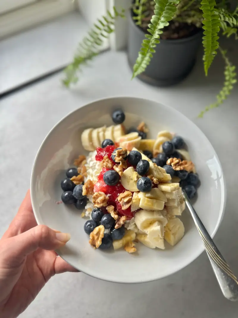 Min go-to cottage cheese skål i 15 år!