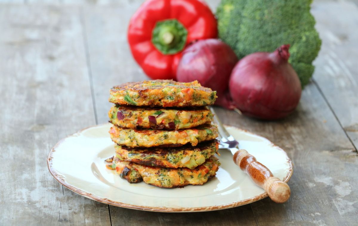 Brokkoliburger med søtpotet