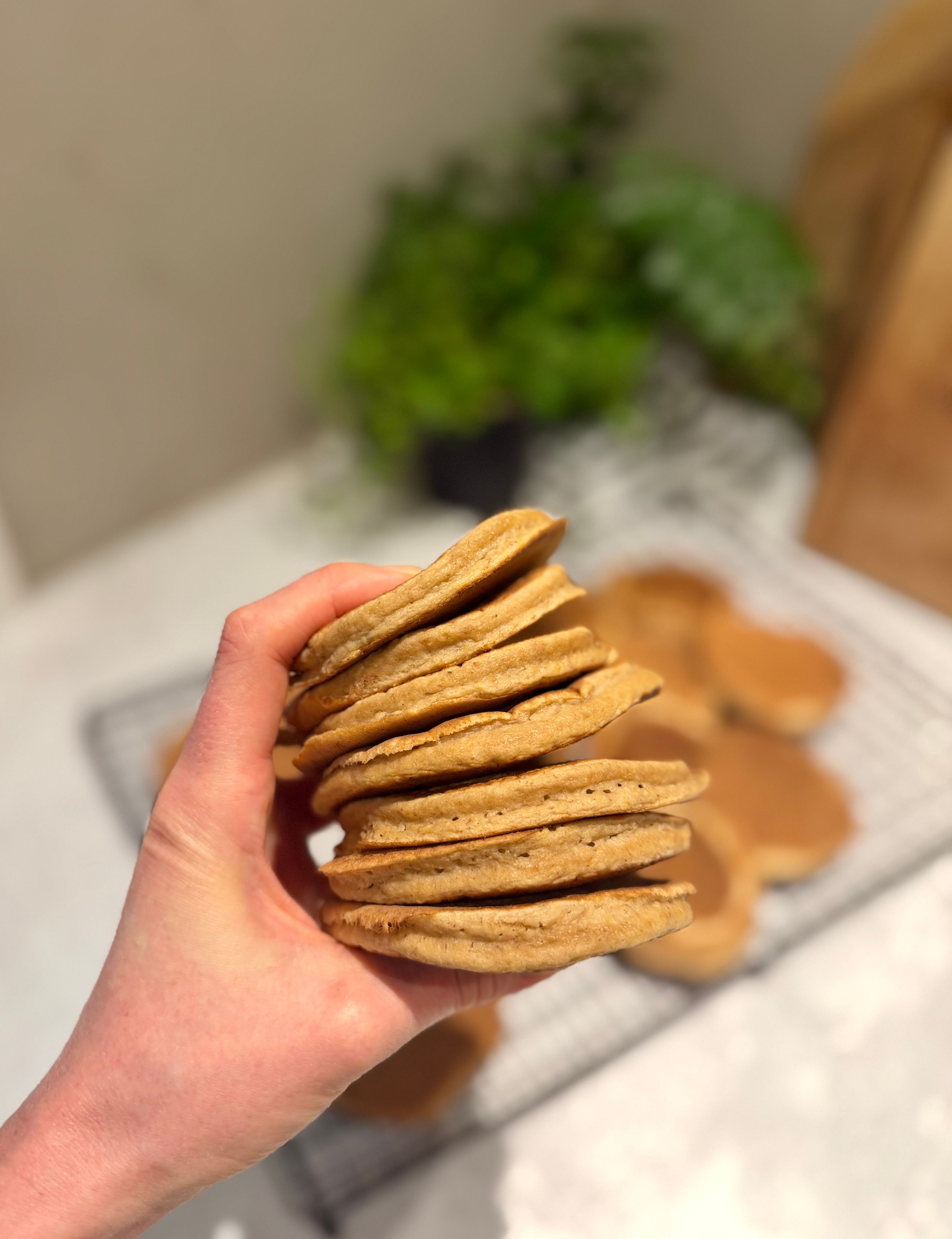 Ekstra næringsrike bananlapper - fluffy og nydelige for store og små!