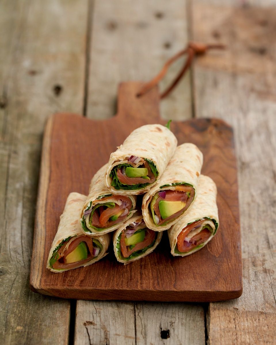 Min favoritt laksewrap!