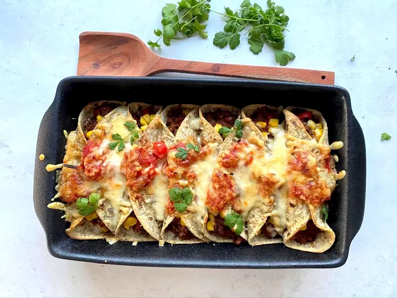 Enkel, smakfull taco enchiladas