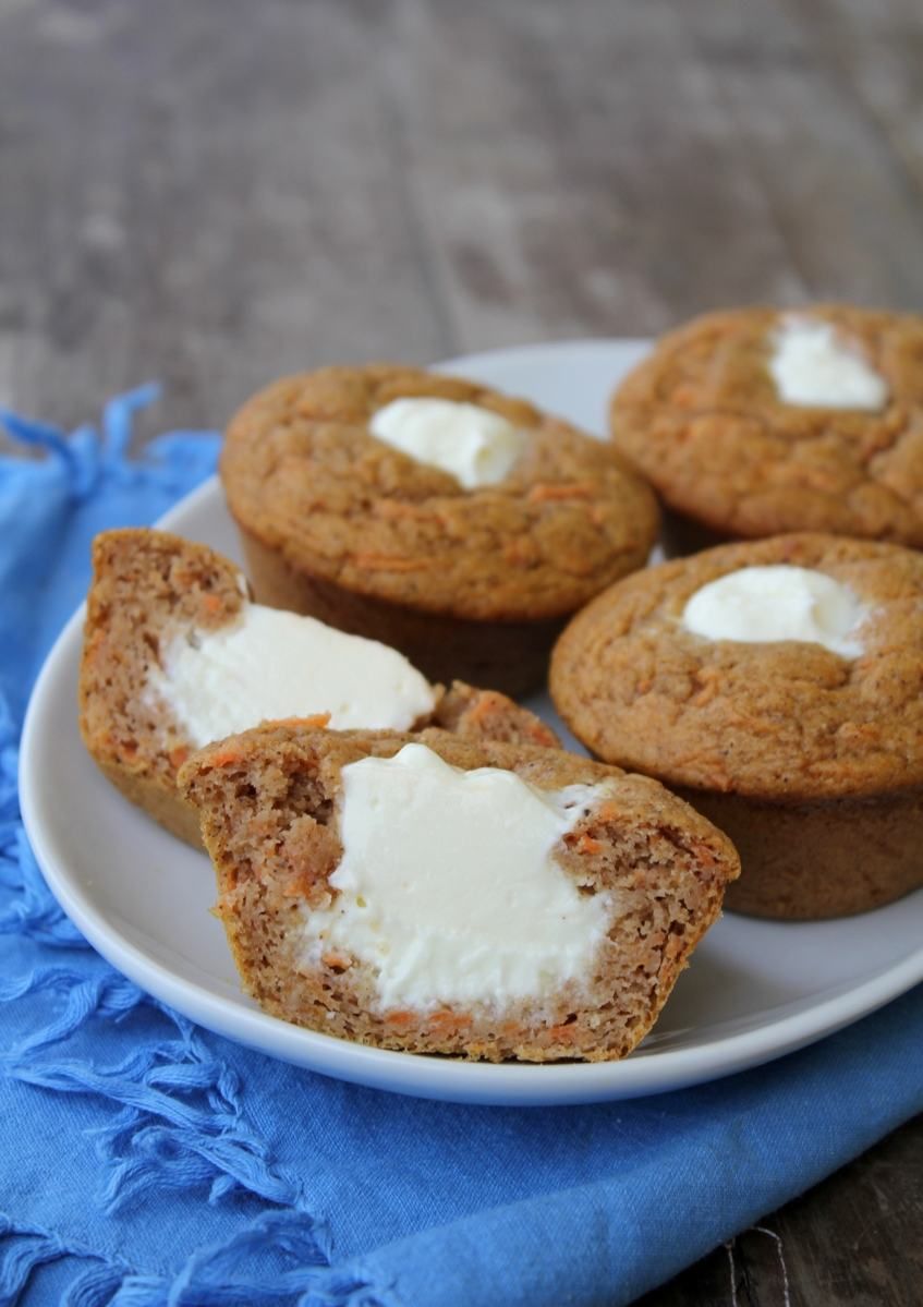 LINDASTUHAUG – Sukkerfri Gulrotmuffins Med Innbakt Glasur