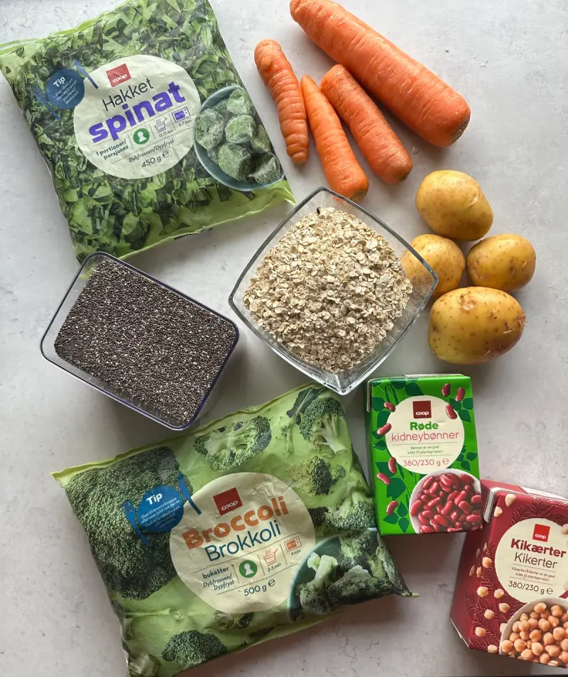 Tips til 8 sunne & billige matvarer