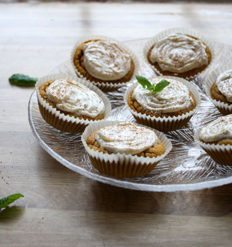 Sunne og saftige gresskarmuffins