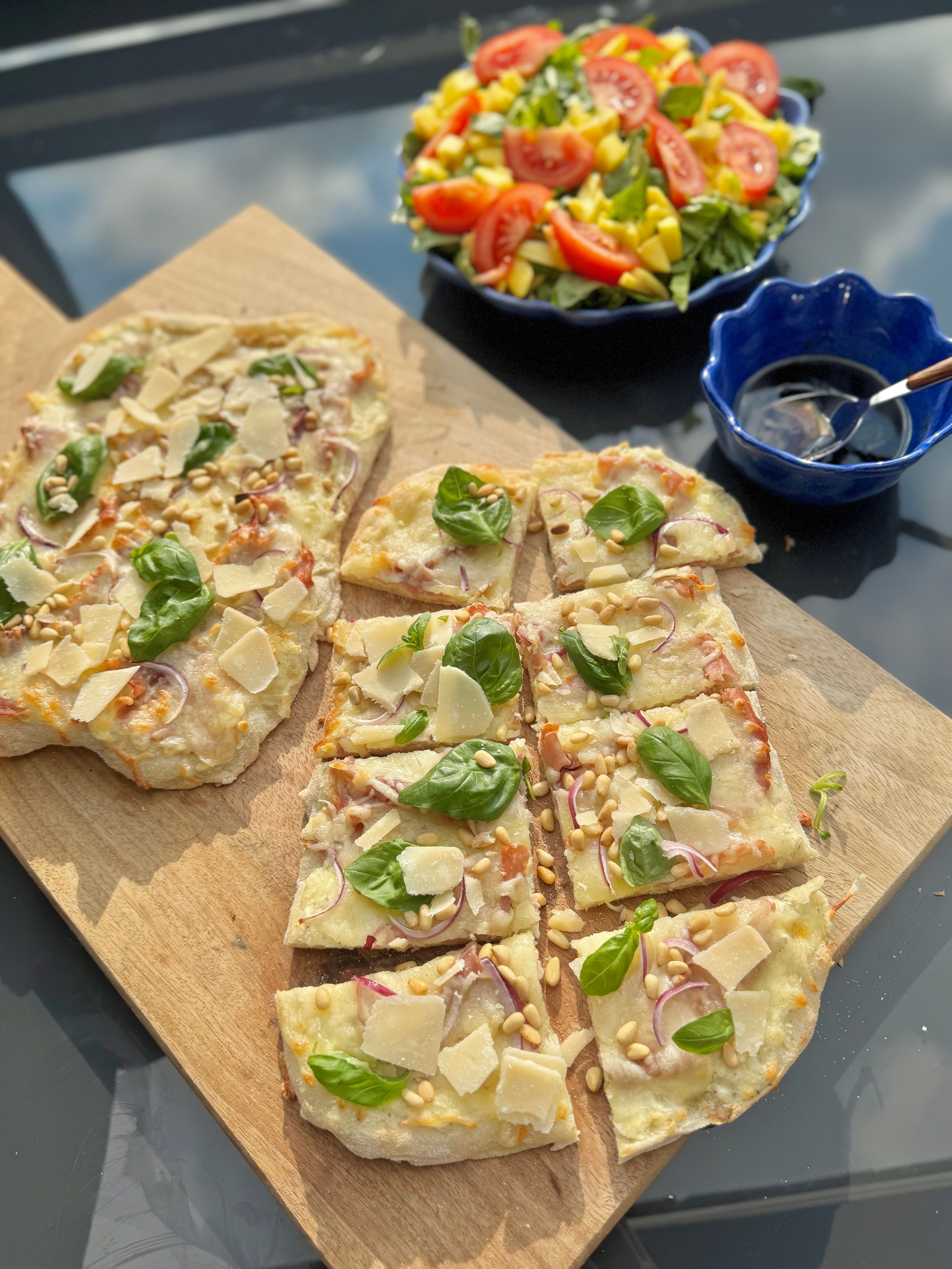 Min favoritt pinsapizza på grillen!