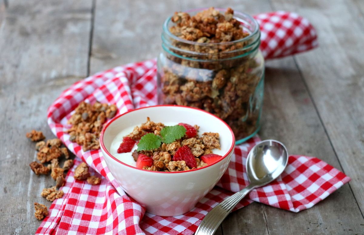 Crunchy, digg banangranola!