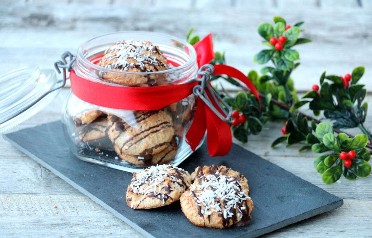 Slik lager du sukkerfri kokosmakroner!