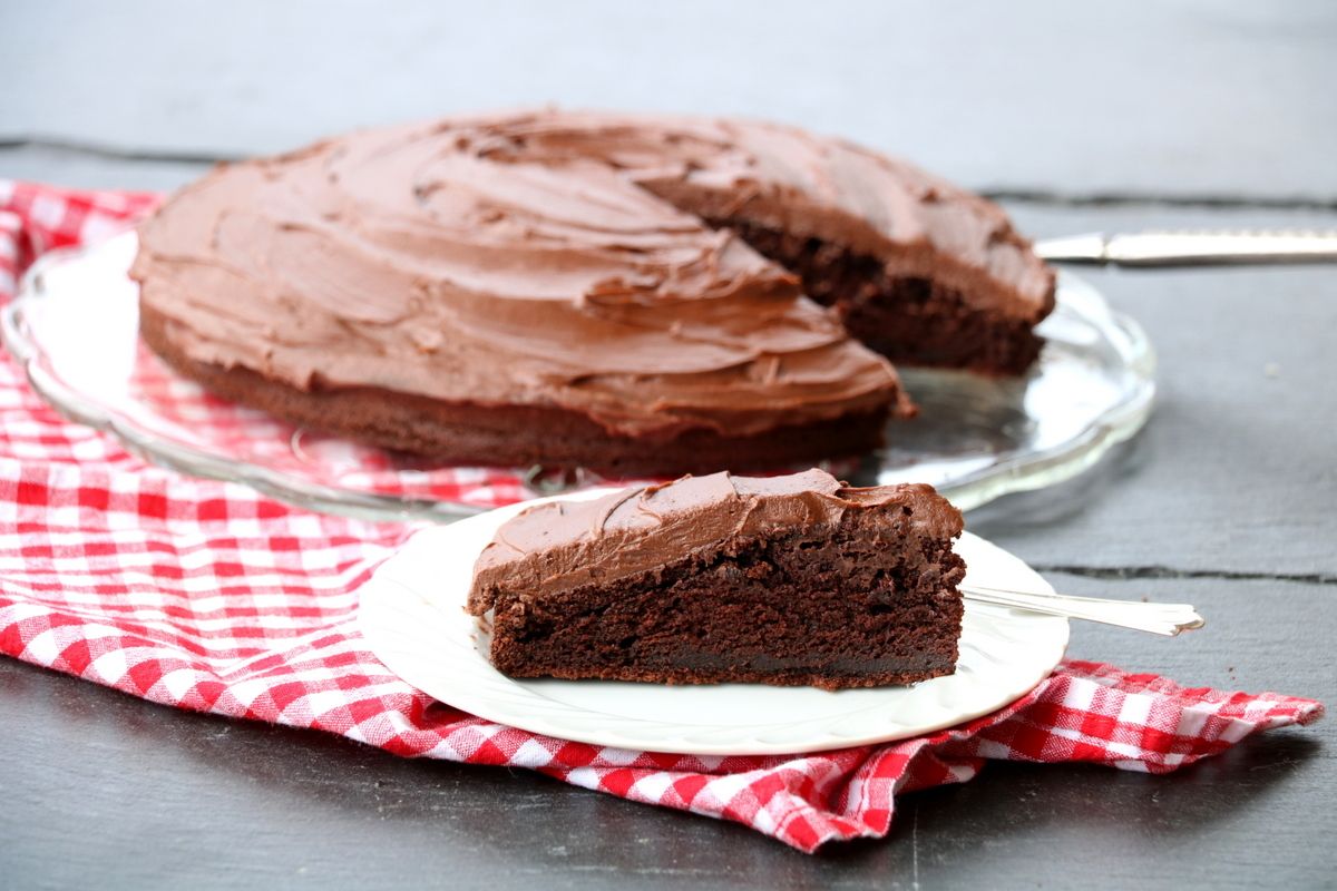 Saftig, enkel og sukkerfri sjokoladekake