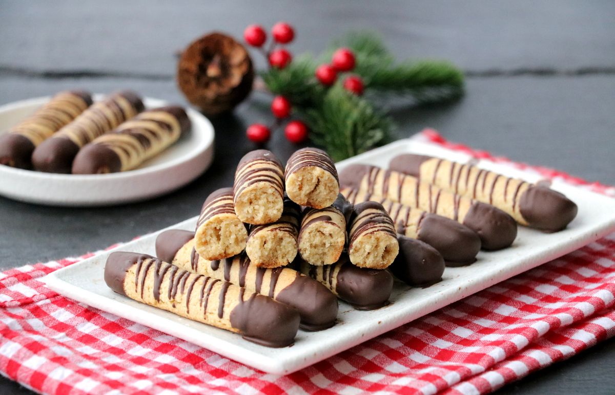 Sukkerfri, seige kransekakestenger