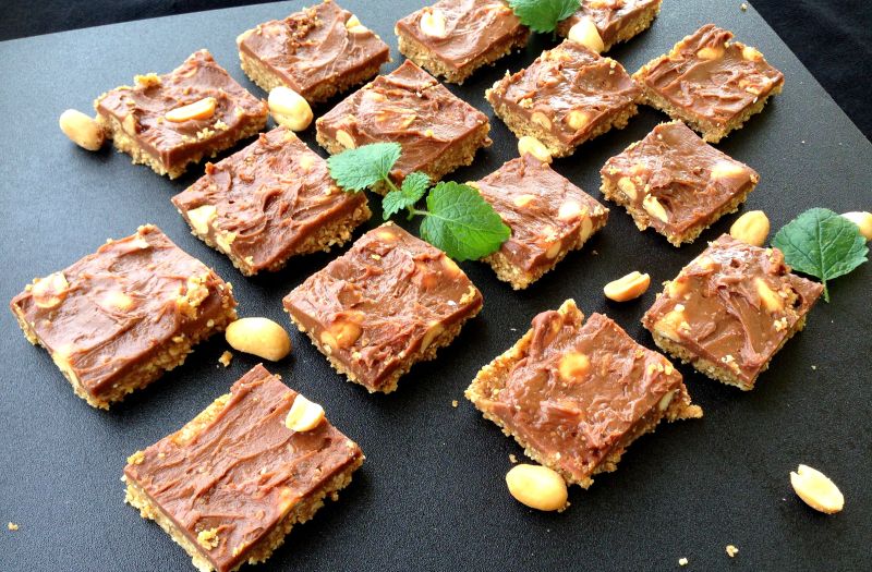 Sukkerfri, enkel snickerskake!