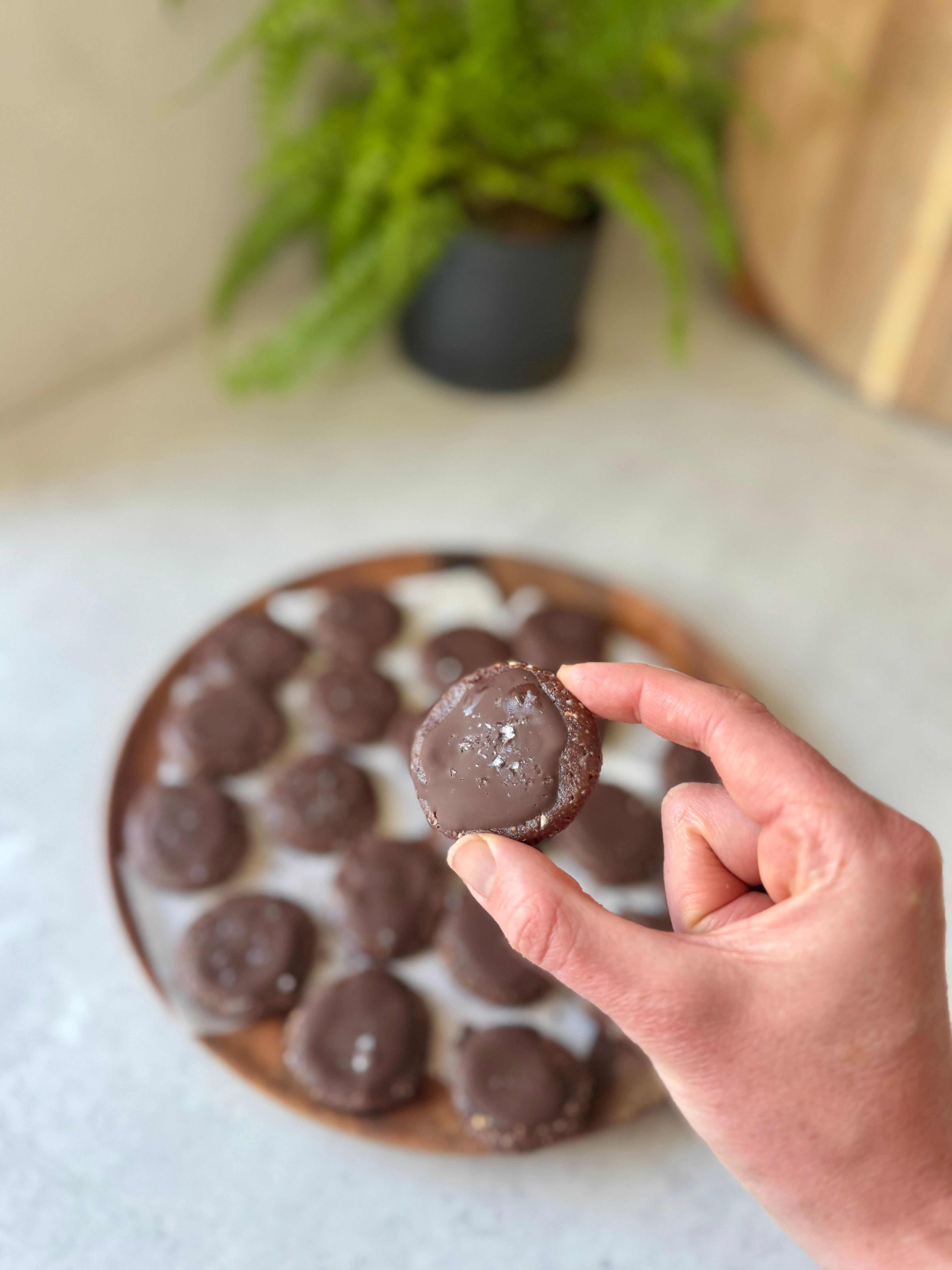 Søte, seige og sunnare sjokoladeknapper