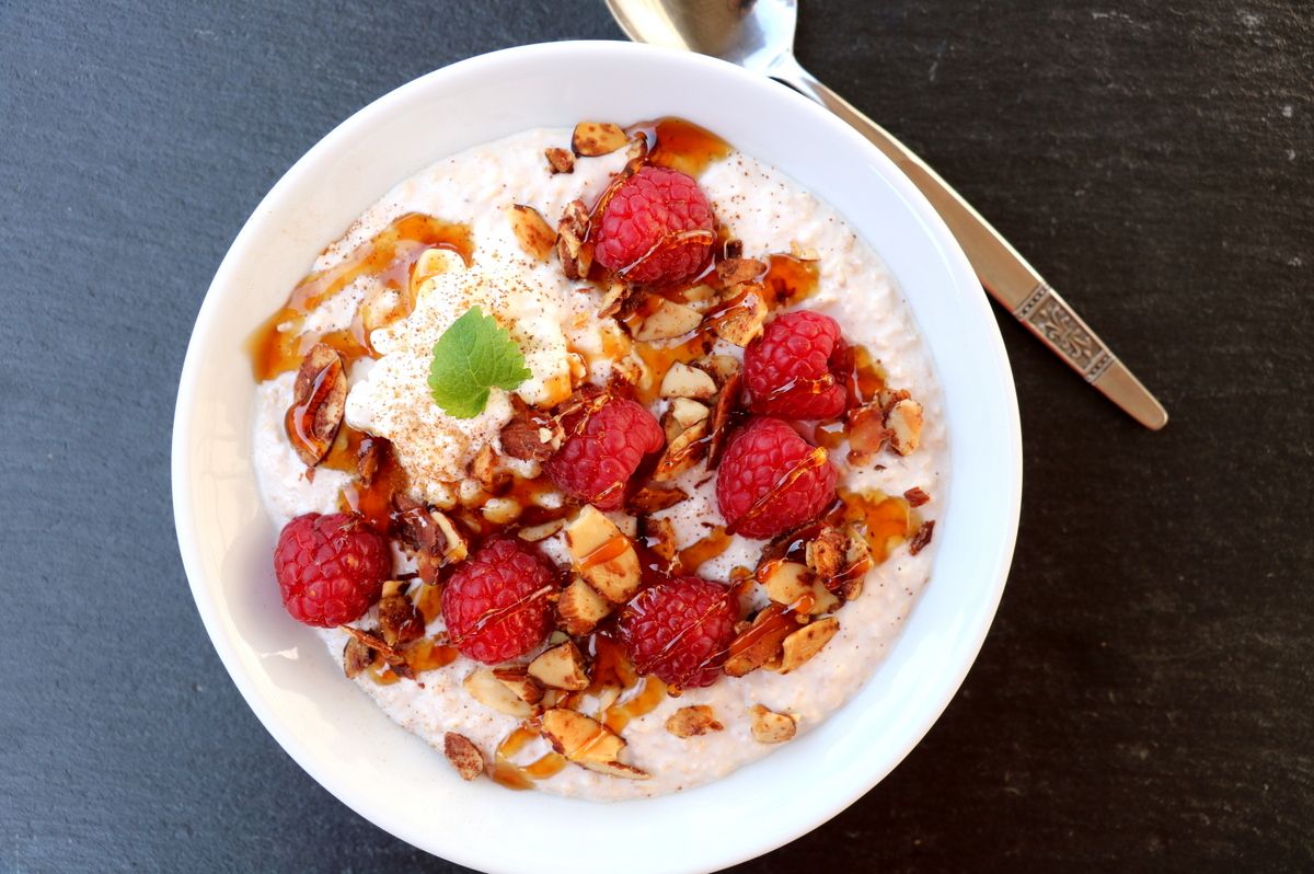 Kjøleskapsgraut med kefir