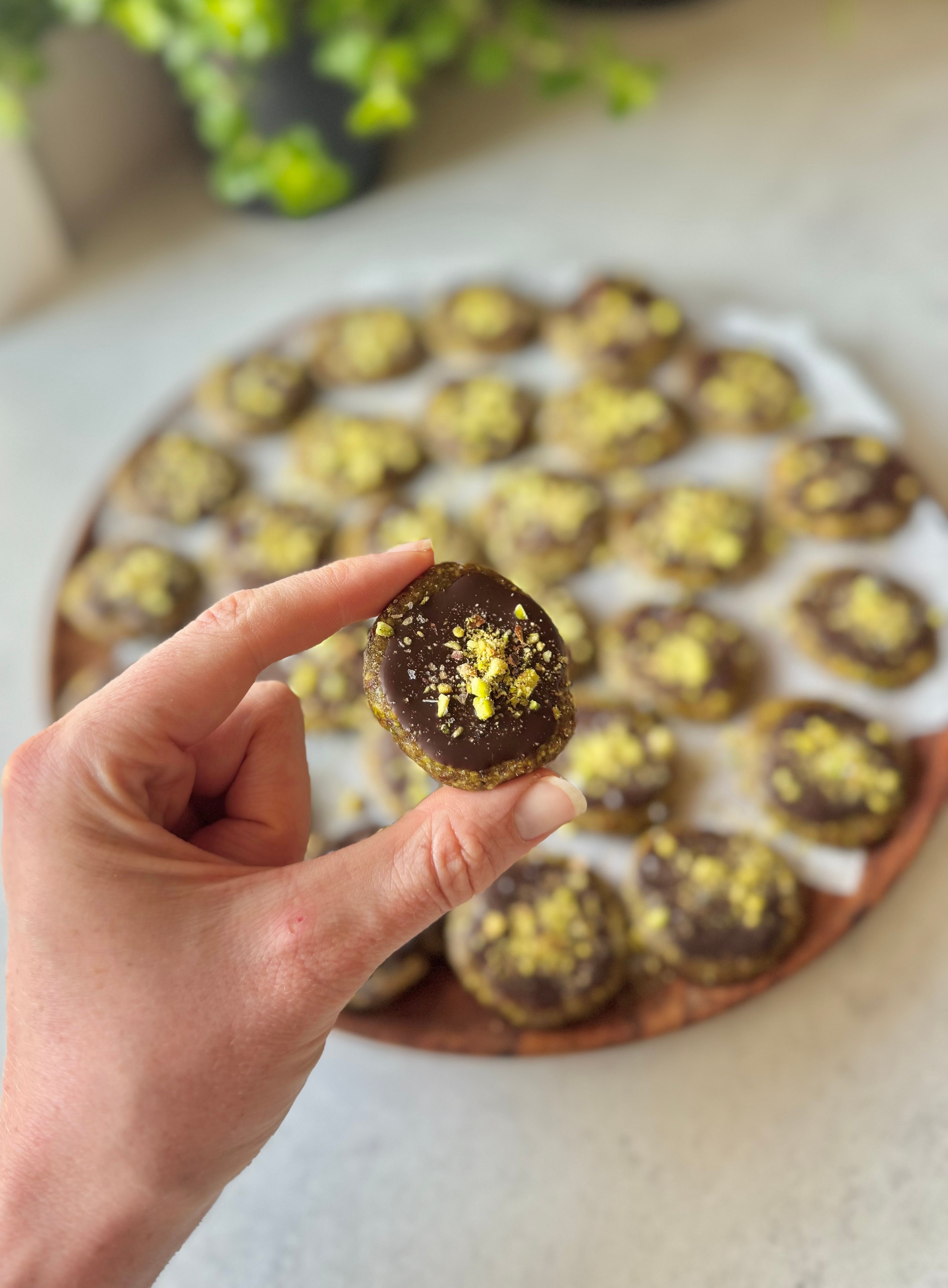 Søte, seige, sunnere pistasjknapper