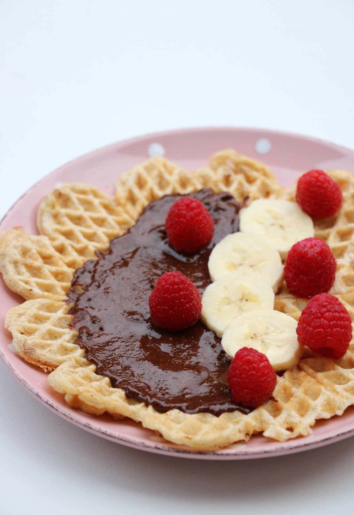 Sunne vafler med nugatti