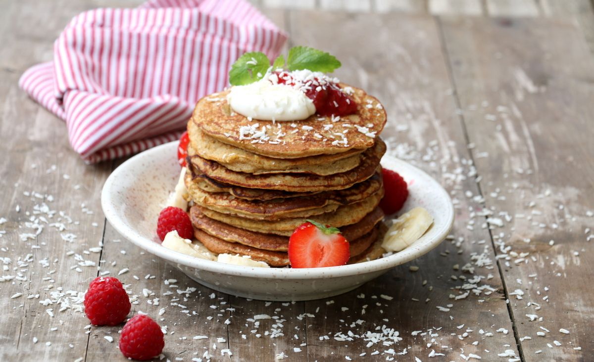 Sunne bananpannekaker