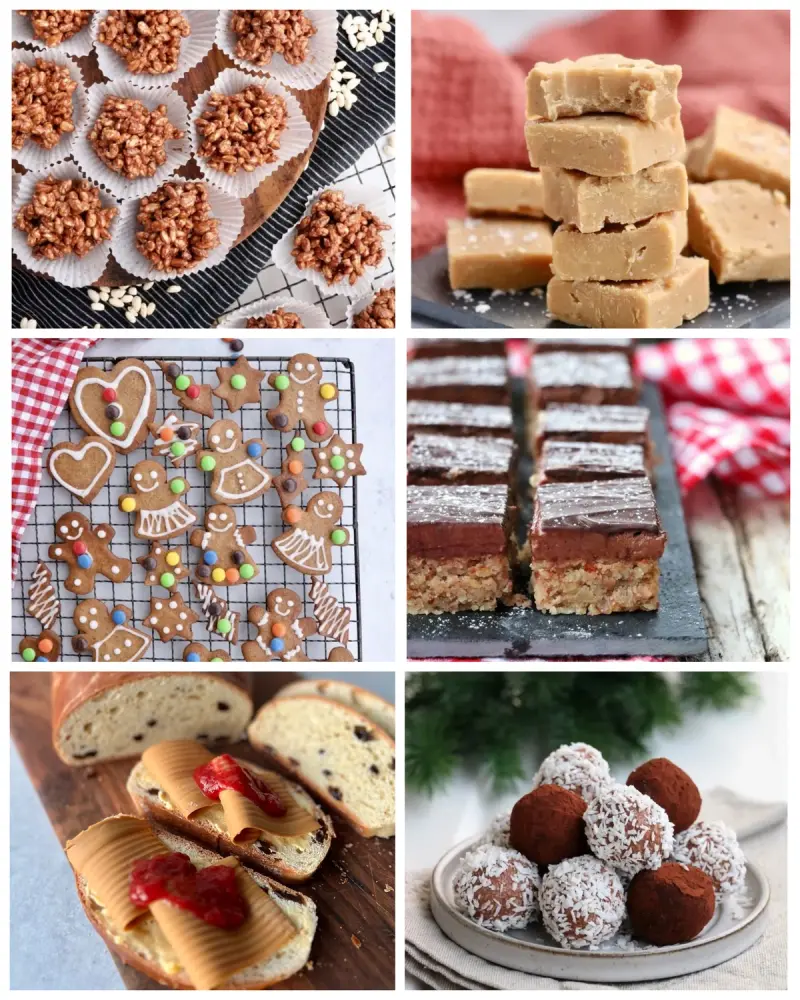 12 nydelige oppskrifter på sukkerfrie søtsaker til jul!