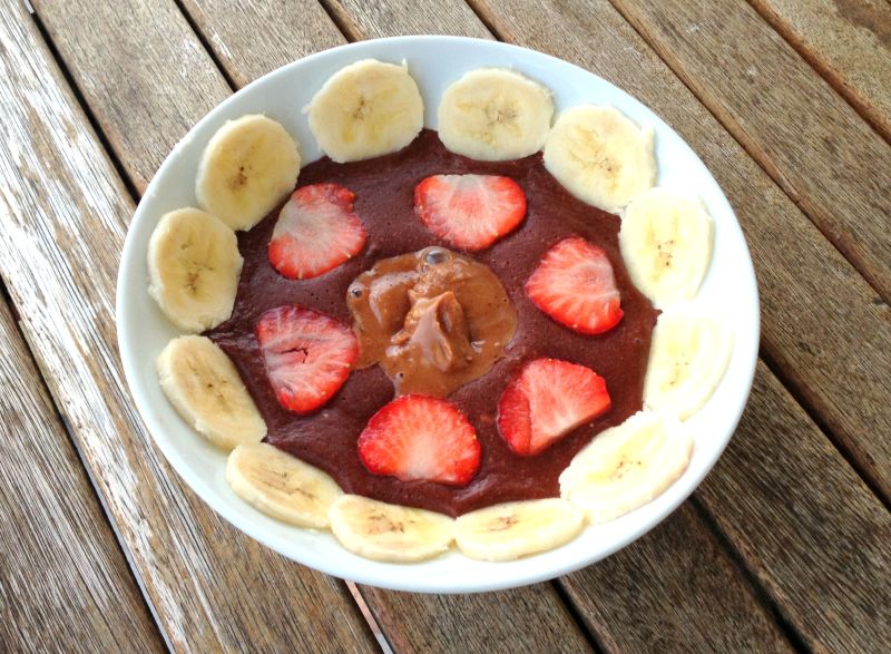 Fløyelsmjuk, krema peanøtt-sjokoladegrøt