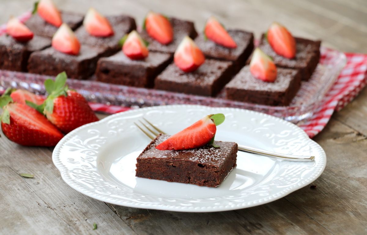 Søt og seig brownies uten sukker!