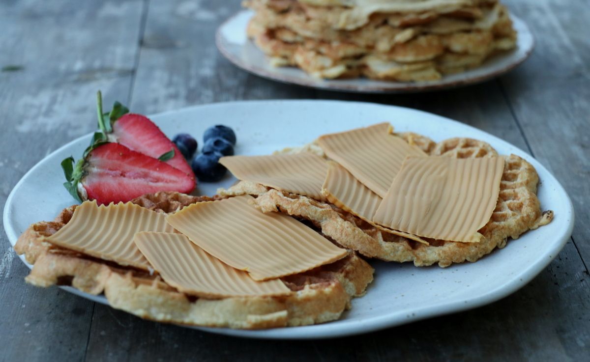 Sunne brunostvafler!