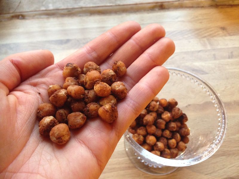 Ristede kikerter – supersnacks eller middagstilbehør!