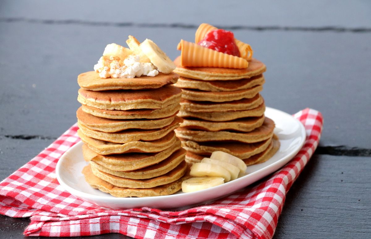 Sunne, saftige og naturlig søte bananpannekaker